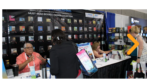 The Ewings Publishing booth — Must-Read Books collection