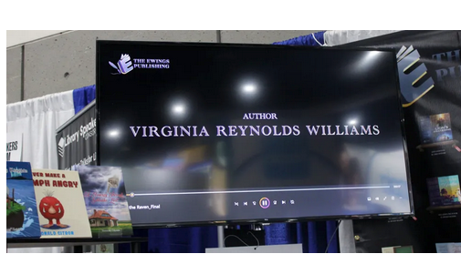Author Virginia Reynolds Williams featured on screen