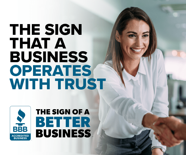 The sign that a business operates with trust